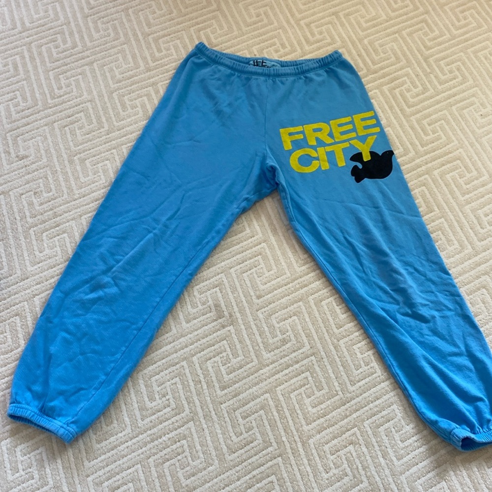 Light Blue Free City Sweatpants